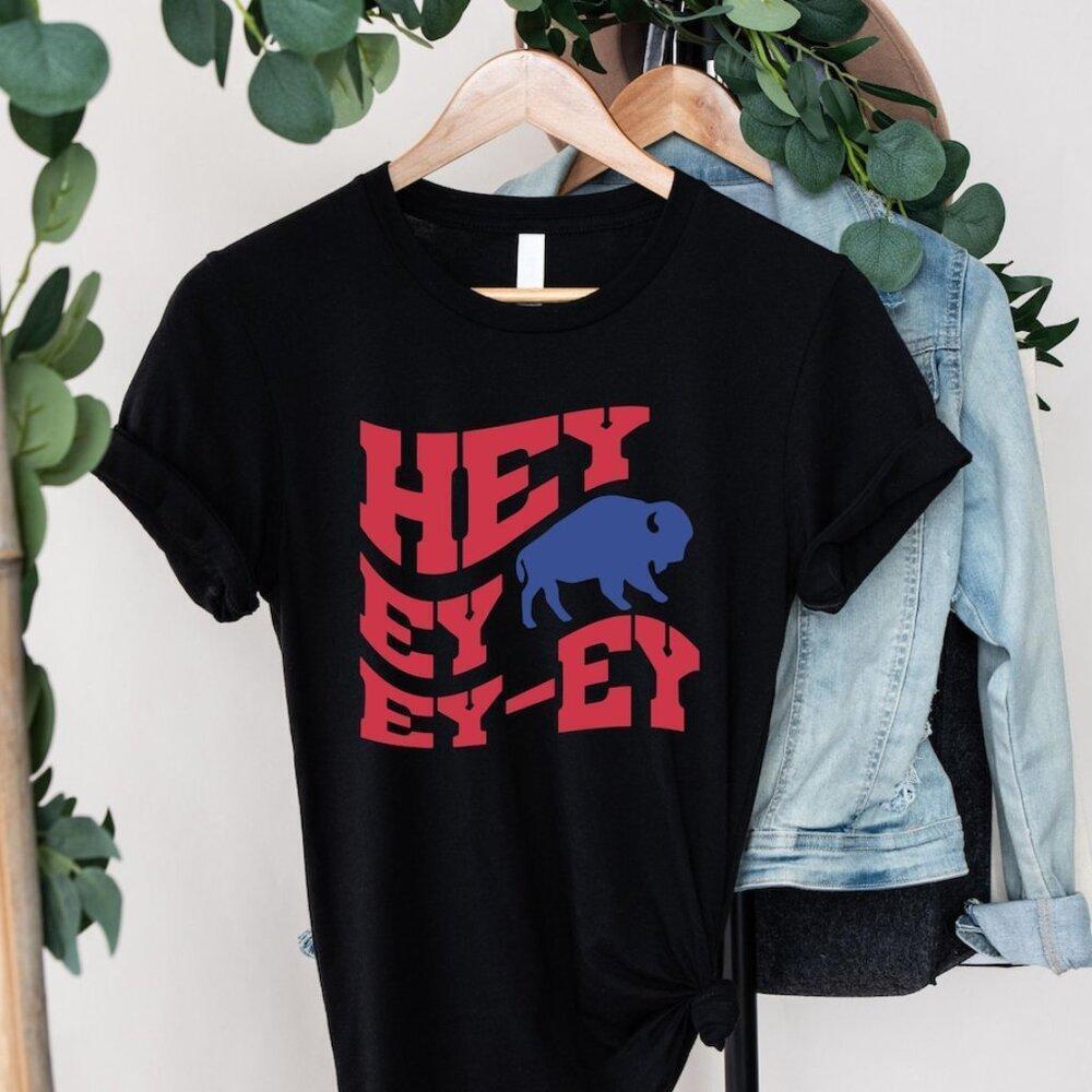Hey Ey Ey Ey Buffalo Bills Football Let_S Go Buffalo Shirt Retro